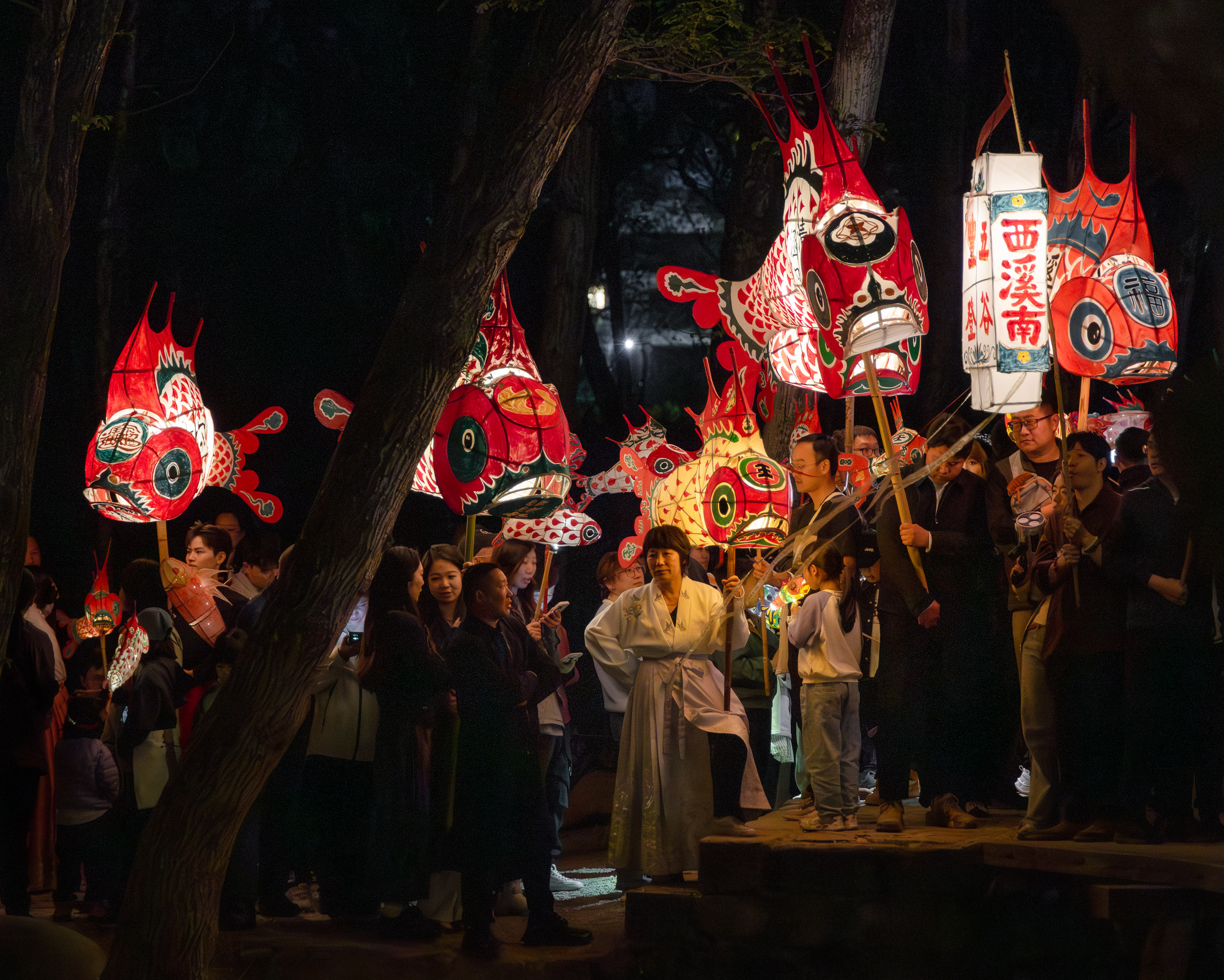 Fish Lantern Night Parade in Xixinan Village<br>2025-04-05